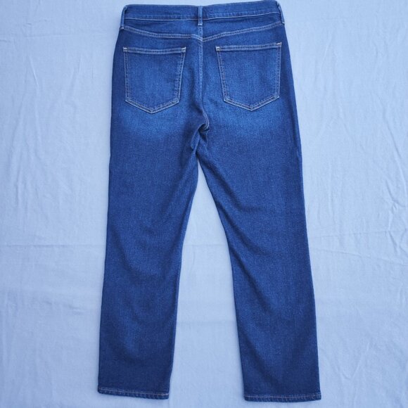 GAP Jeans women's sz 31/12 indigo blue colour vintage slim high rise ankle glaze - Picture 3 of 14